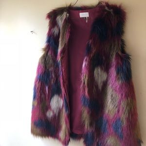 1. State limited fur vest!